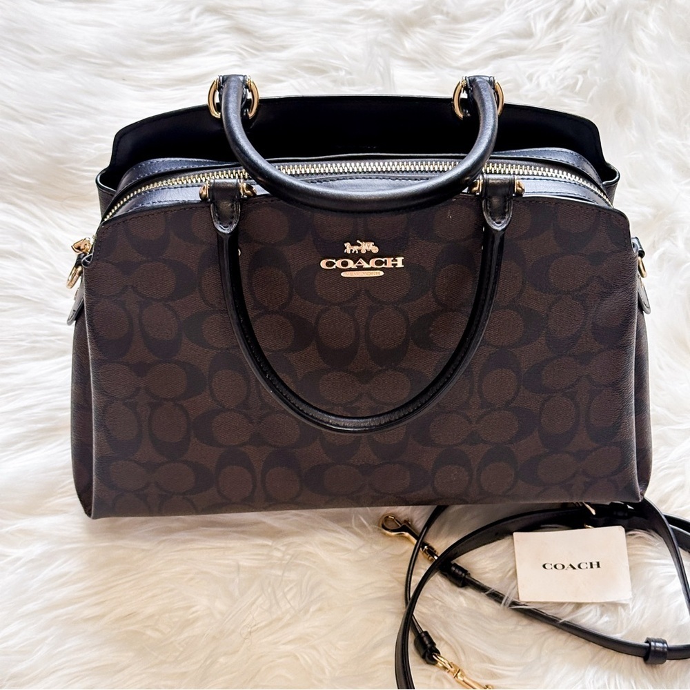 Coach Lillie Carryall In Signature Canvas handbag - Picture 6 of 13